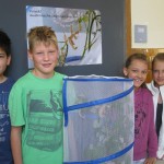 Schüler und Gespenstschrecken